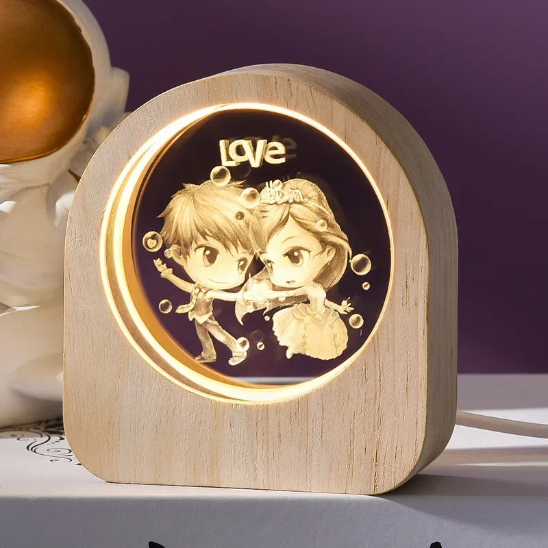 3D Crystal Glass Craft